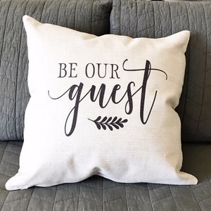 Be our guest pillow cover Outlet