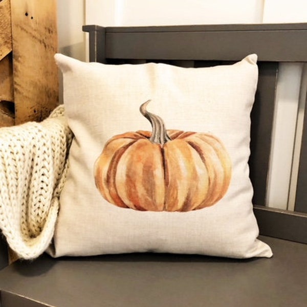 Pumpkin Pillow Cover Etsy