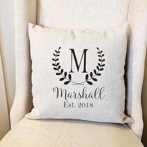 Engagement Gift - Wedding Gift - Gift for Bride - Wedding Gifts for Couple - Personalized Wedding Gift - Personalized Throw Pillow Cover