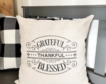 Thankful pillows | Etsy Thankful pillows | Etsy