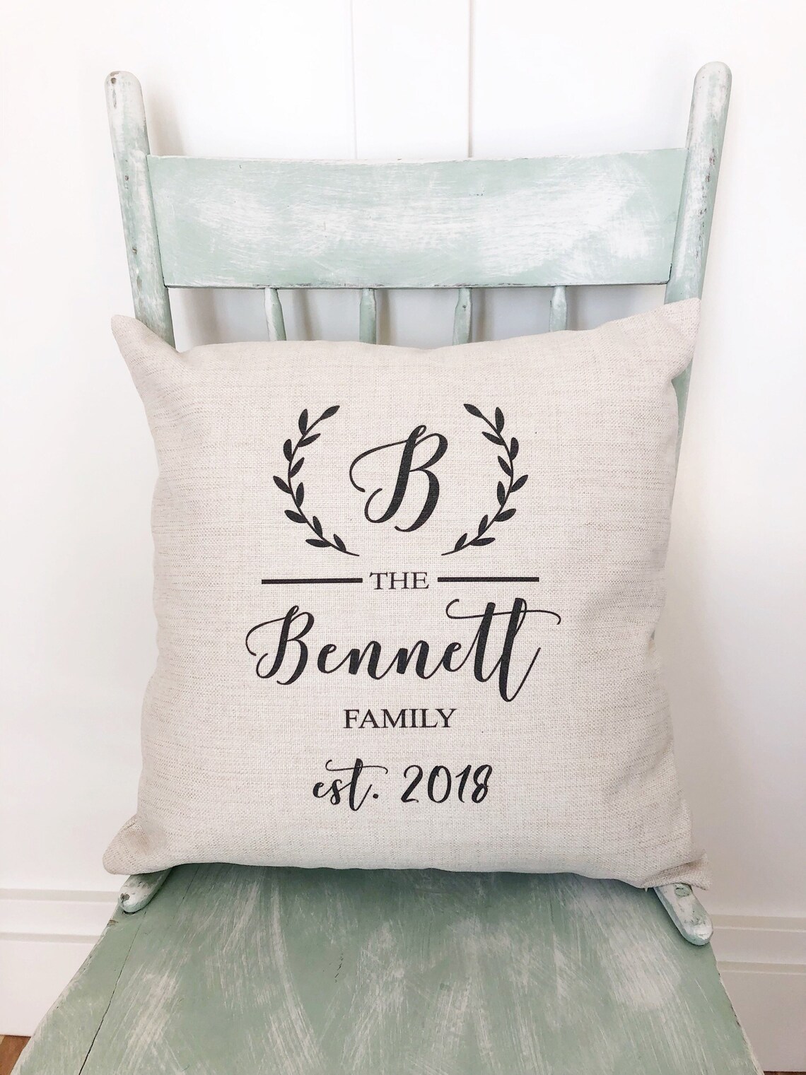 Name Pillow Cover Personalized Name Throw Pillow Cover Etsy