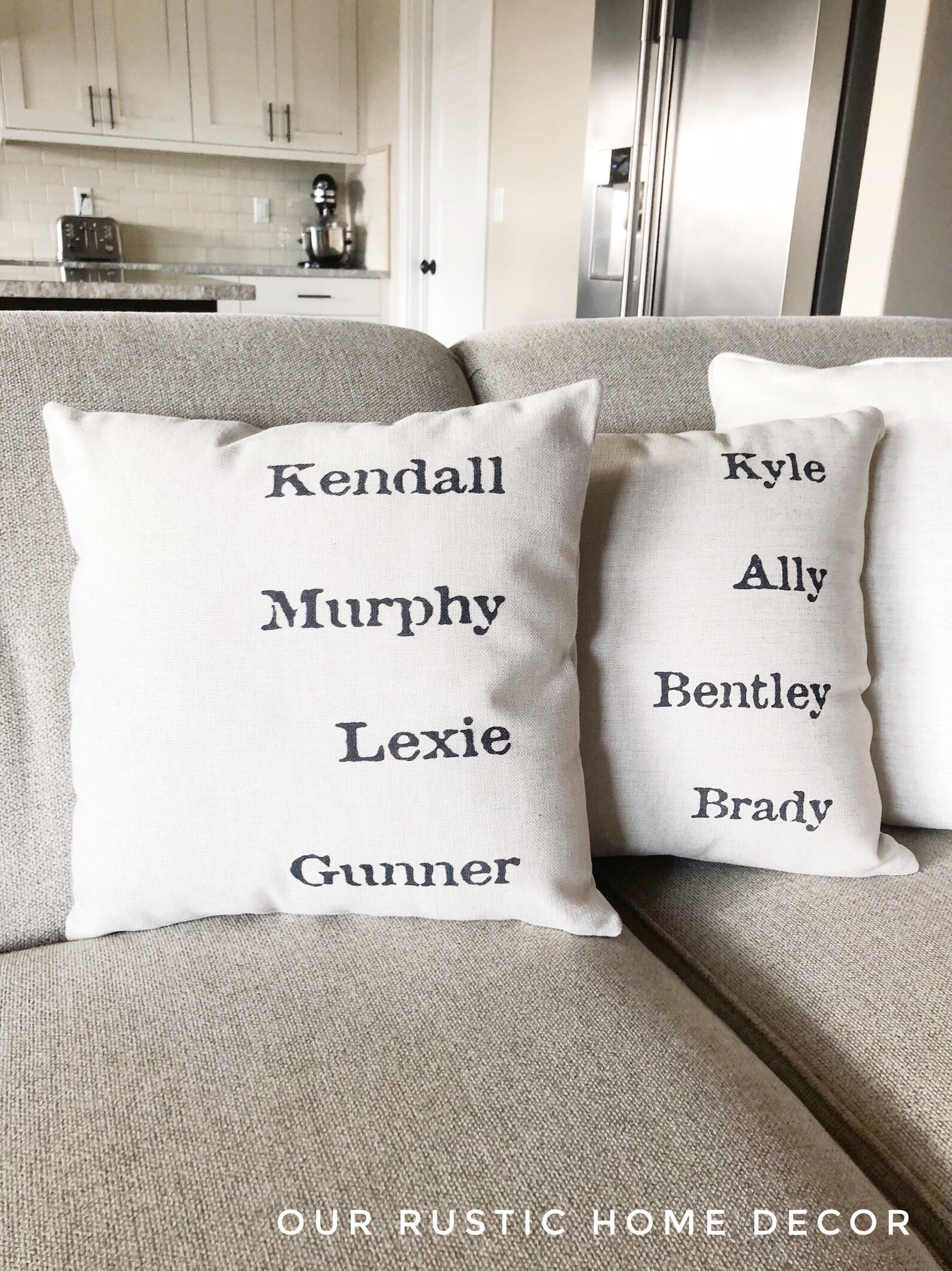 Name Pillow Covers Personalized Name Pillow Name Throw Etsy