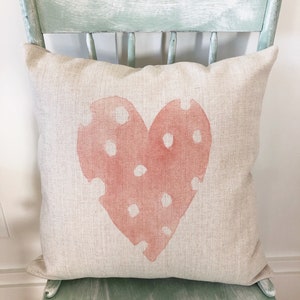 Valentines Day Decor Heart Pillow Cover - Heart Pillow Gift for Her - Gift for Him - Wedding Gift - Valentines Pillow Cover Decoration
