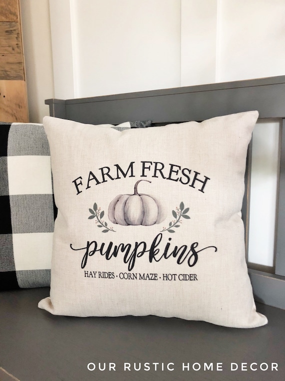 Fall Pillow Cover Fall Decor Farm Fresh Fall Pillow Cover Fall Decor Farm Fresh
