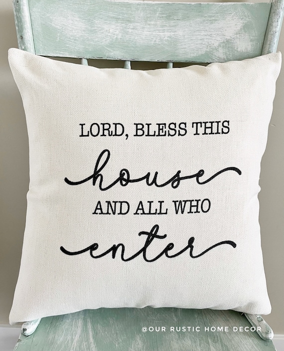 May God Bless This Home {Cushion Cover} May God Bless This Home {Cushion Cover}