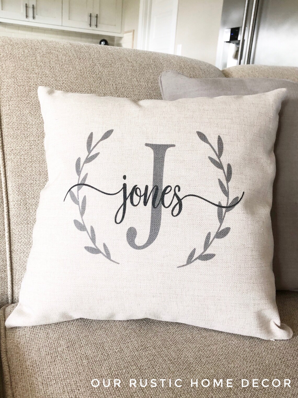 Name Pillow Family Last Name Pillow Personalized Pillow Etsy