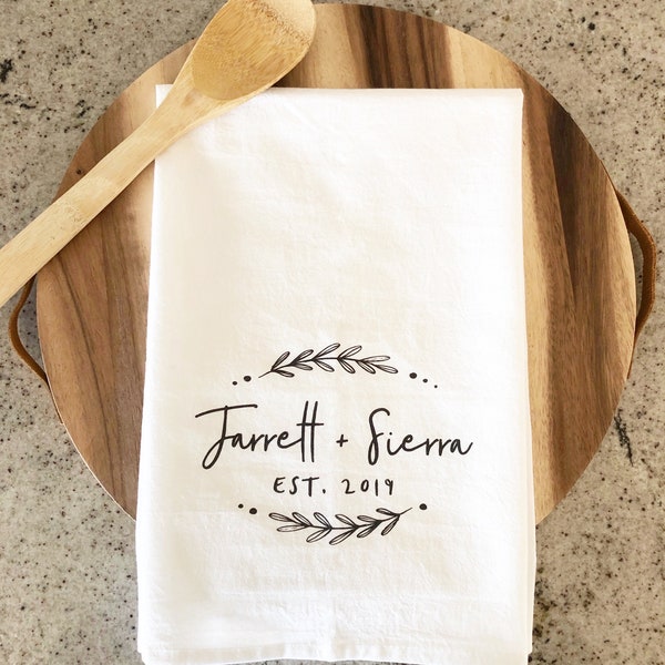 Custom Tea Towel Etsy