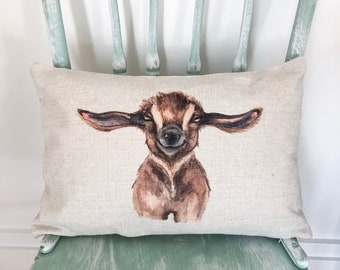 goat pillow case