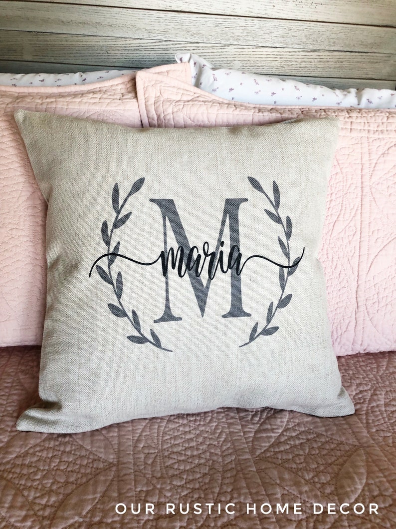 Name Pillow Family Last Name Pillow Personalized Pillow Etsy