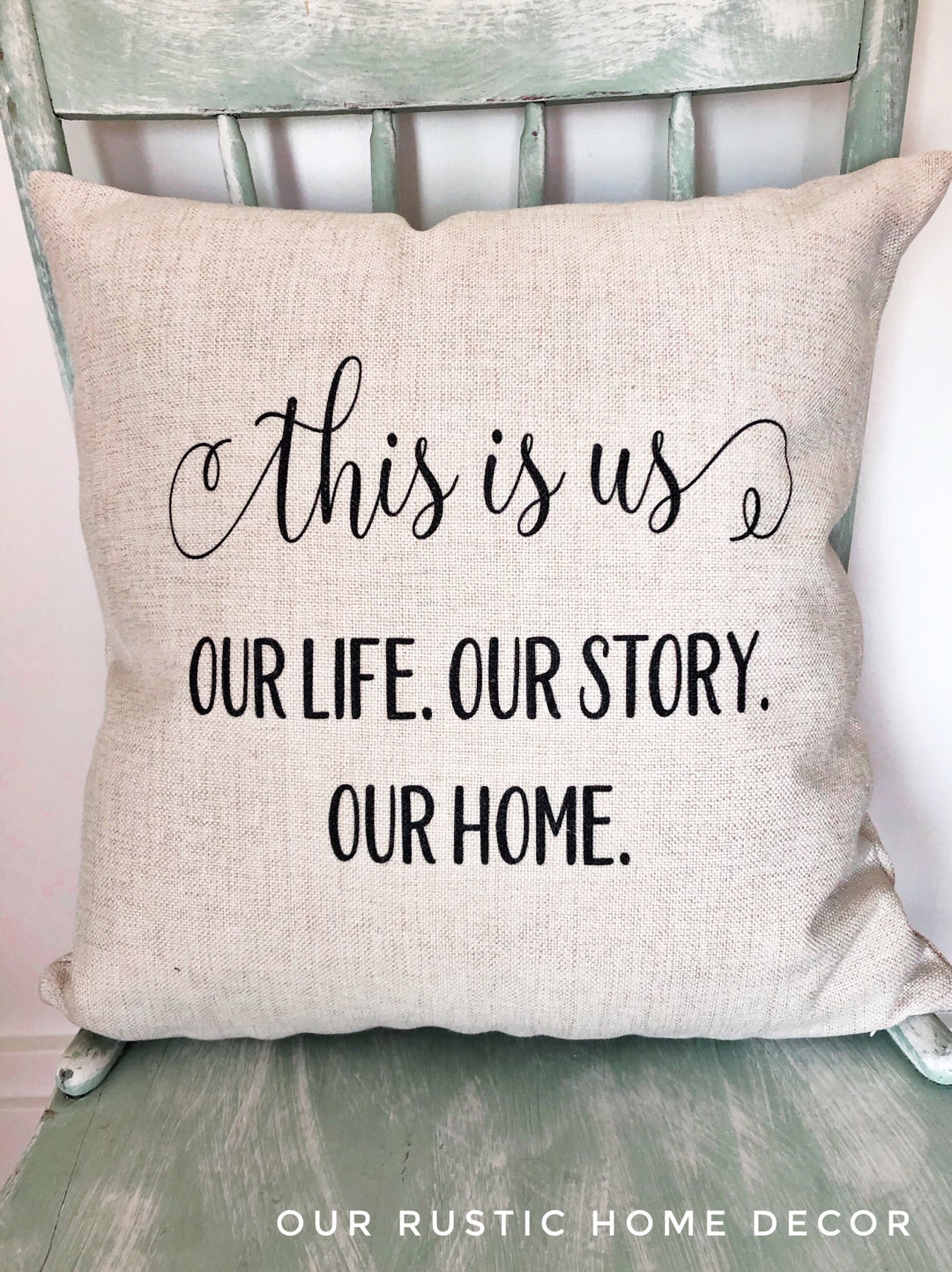 This is Us Pillow Cover Farmhouse Pillow Cover Gift for Etsy