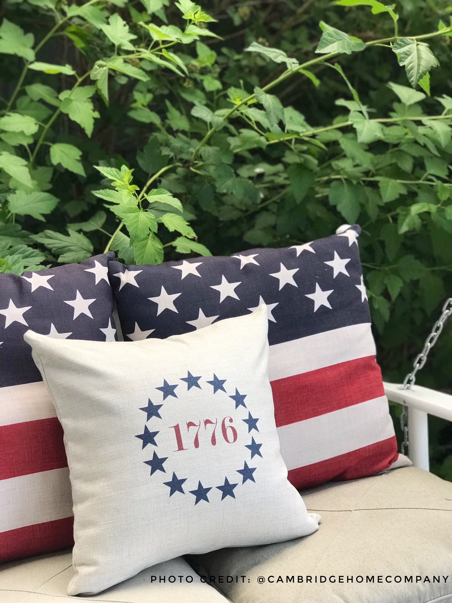  Whaline July 4th Pillow Case Patriotic Cushion Red Blue White  Star Plaid Word Throw Cushion Cover Independence Day Pillow Cover for  Farmhouse Decor Home Office Sofa Bed Couch, 18 x 18