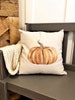 Fall Pillow Cover - Pumpkin Pillow Cover - Fall Decor - Watercolor Pumpkin Pillow Cover - Autumn Decor - Farmhouse Decor - Farmhouse Pillow 