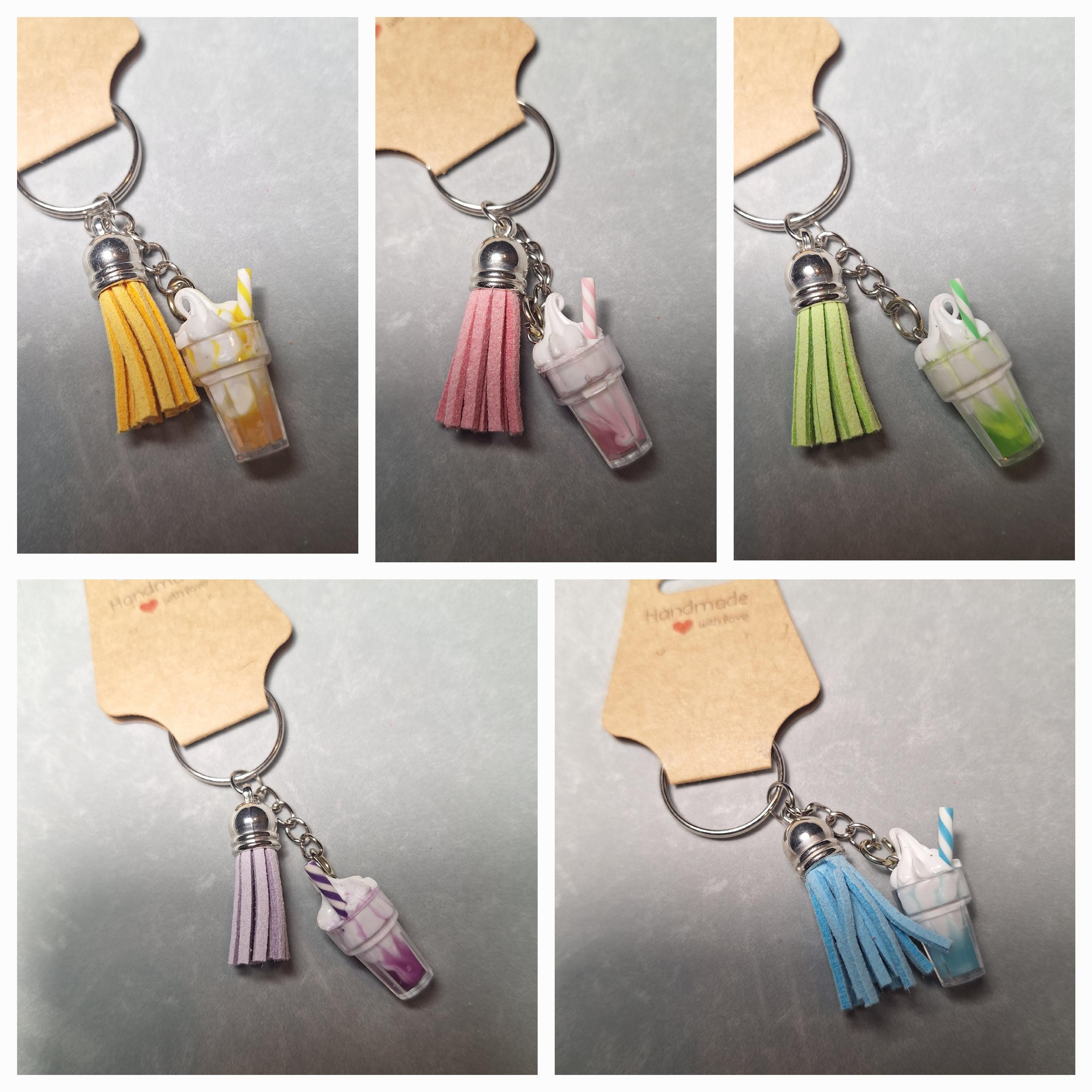 Juicy Couture Ice Cream Cone Gelato Charm Pink Green W/ Clasp Vintage
