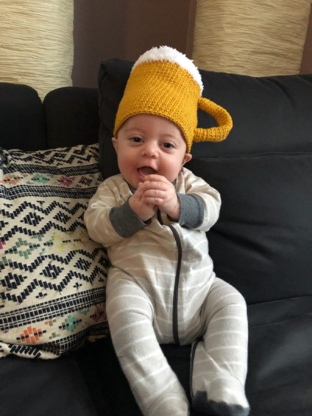 Bases Loaded Beer Mug Baby Hat Bierkrug Babyhut Oktoberfest Baby Hat Etsy