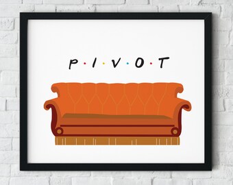 Friends Pivot Couch Etsy
