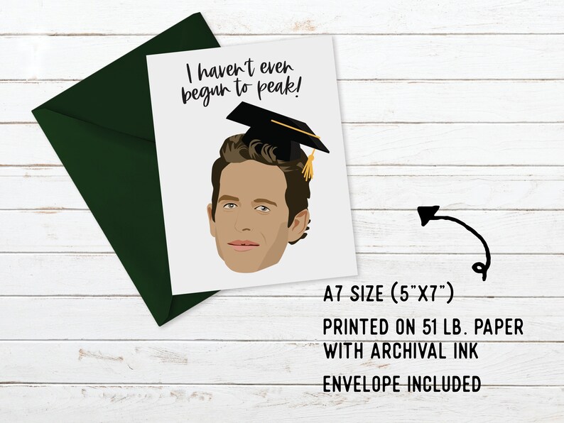 Dennis Reynolds I Haven't Even Begun to Peak Graduation - Etsy