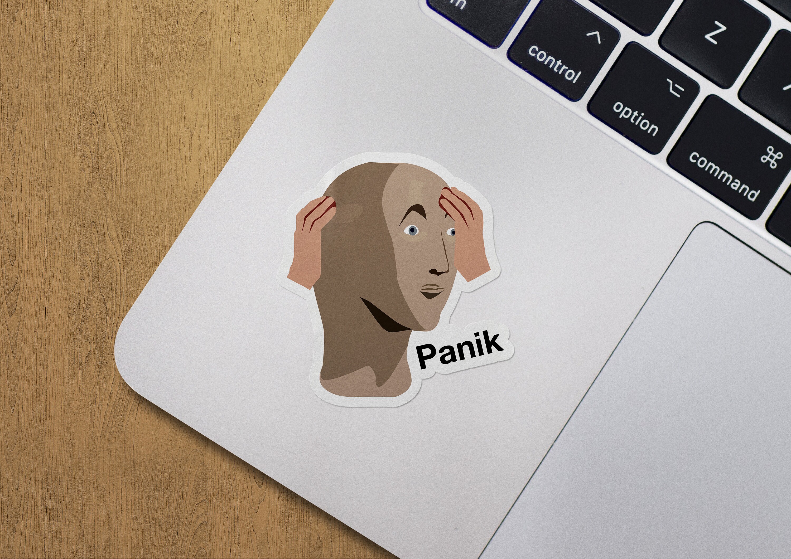 Panik Meme Man Sticker Funny Meme Sticker Meme Face Panic - Etsy UK