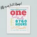 Printable First Birthday Sign First Birthday Picture Prop - Etsy