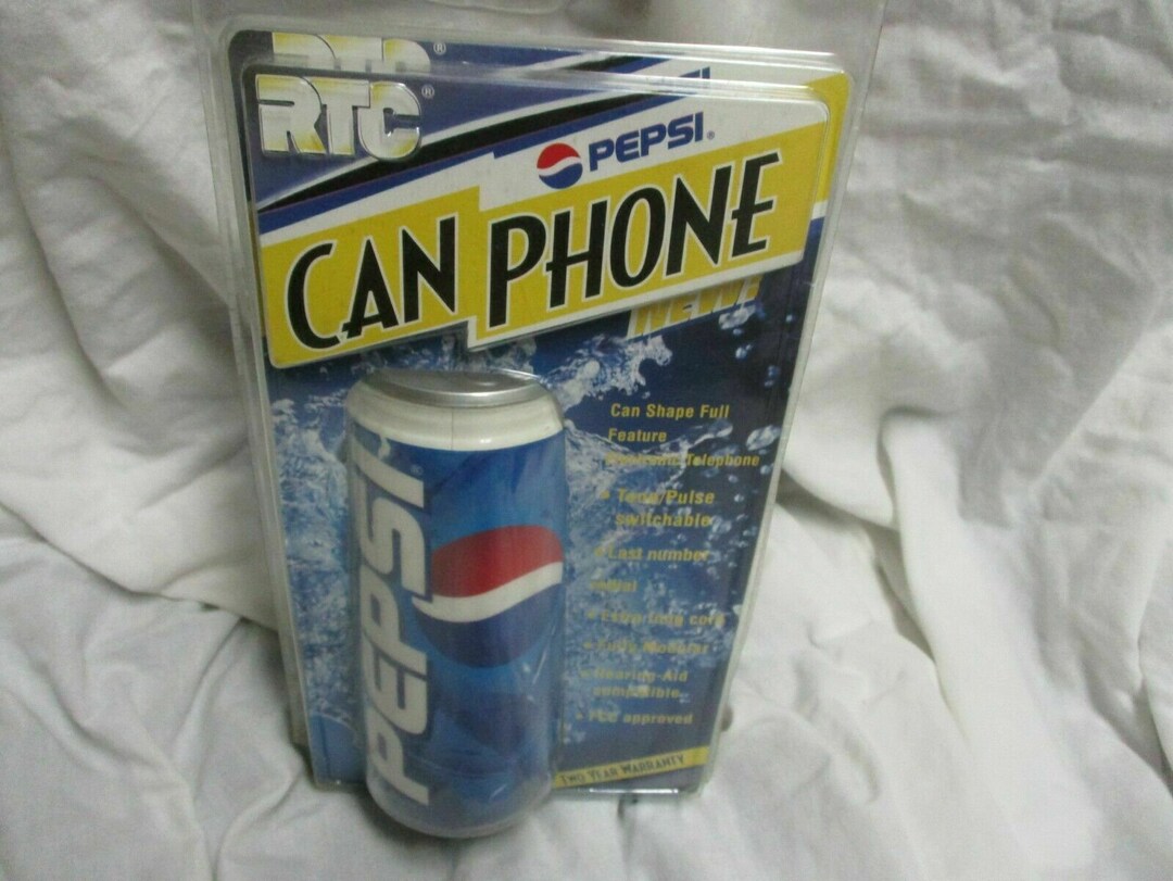 Vintage Novelty land line pepsi soda can phone - Etsy 日本