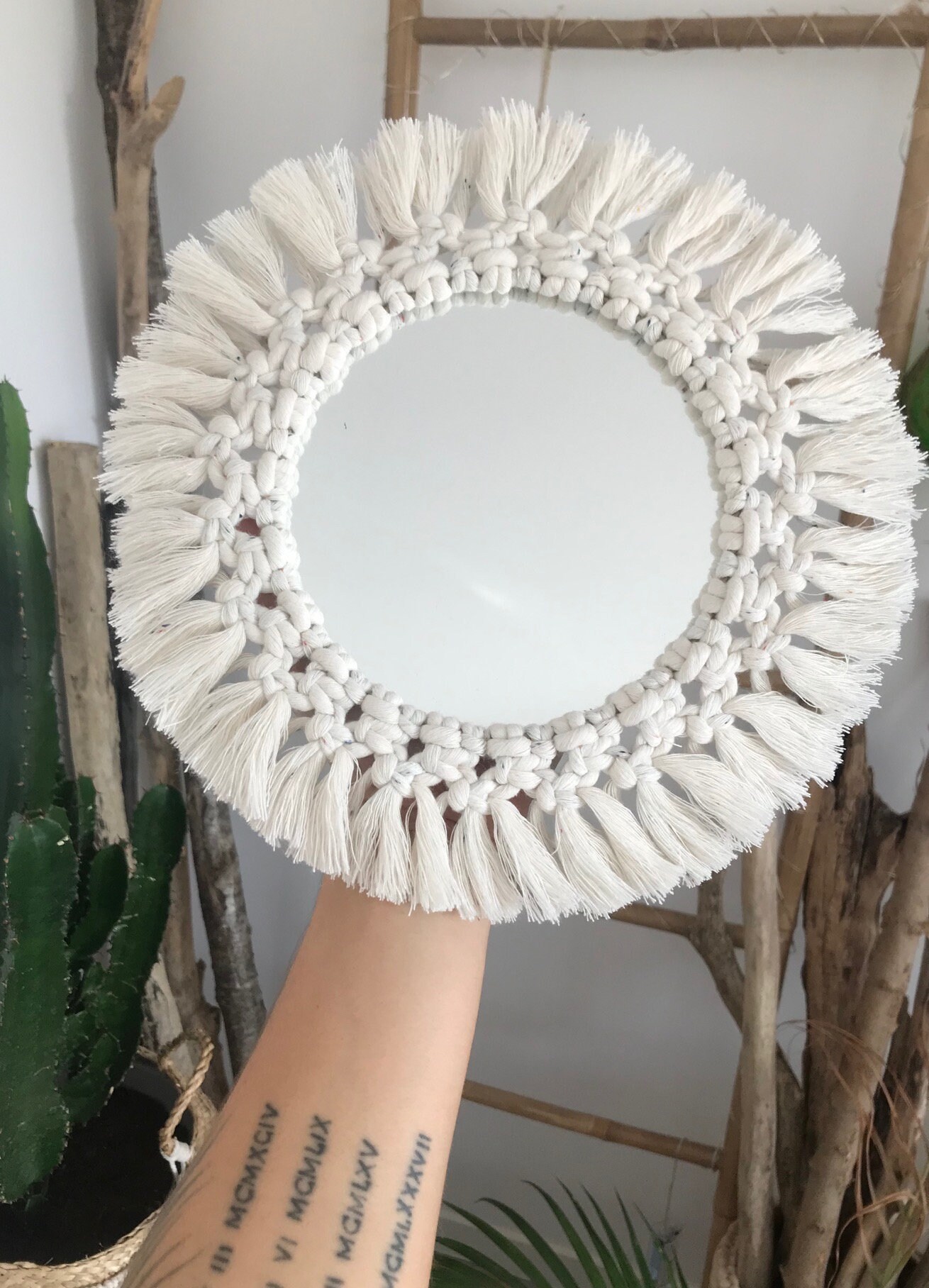 Miroir Macramé