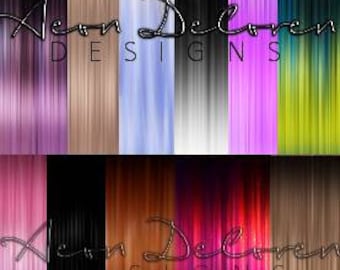 Retro Rave Collection X 6 Hair Textures Bundle for Imvu, Second Life ...