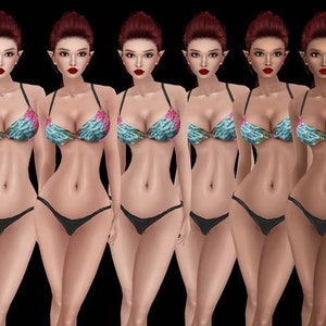 IMVU Female Skin Template