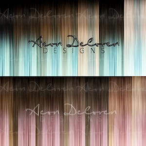 May include: Abstract background with vertical stripes in shades of brown, beige, and blue. The text "Neon Deloren Designs" is written in a stylized font.