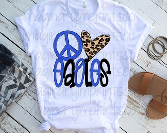 Download Peace Love Eagles Etsy