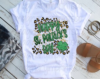 Happy St Patricks Day png - Sublimation design - Digital design  - Sublimation - DTG printing - St. Patrick&#39;s Day png