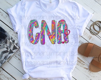 CNA Sublimation Design – Tie Dye PNG Download for DTG Printing