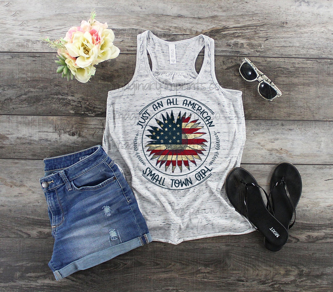 She's an All American Small Town Girl Sublimation Design - Etsy