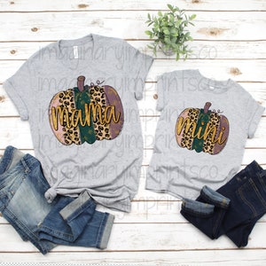Mama Mini Leopard pumpkin png - Mother&#39;s Day sublimation - Sublimation design - DTG printing - Sublimation design download - Mom Design png