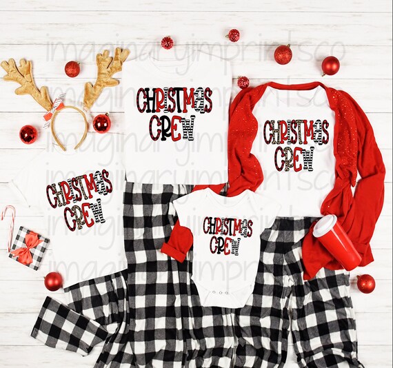 Christmas Crew png Sublimation design Digital design Sublimation DTG printing Christmas Pajama sublimation png