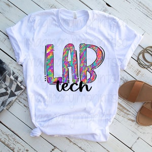 Lab Tech png - Sublimation design download - Digital design - Sublimation - DTG printing - Lab Tech Sublimation png