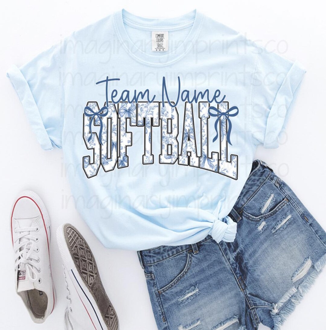 Team Name Graphics Custom Softball Design PNG – Team Name Graphic (digital Download) - Etsy