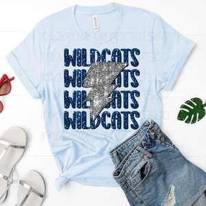 Wildcats png - Sublimation design - Digital design - Sublimation - DTG printing - Sublimation png - WildCats sublimation design