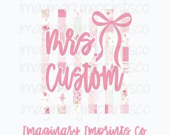 Custom Order Teacher File: Custom Teacher png digital file