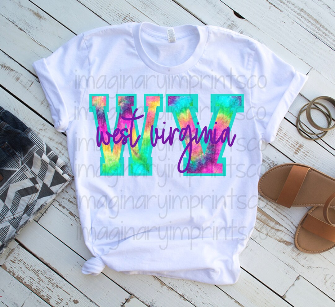 west virginia tie dye shirt