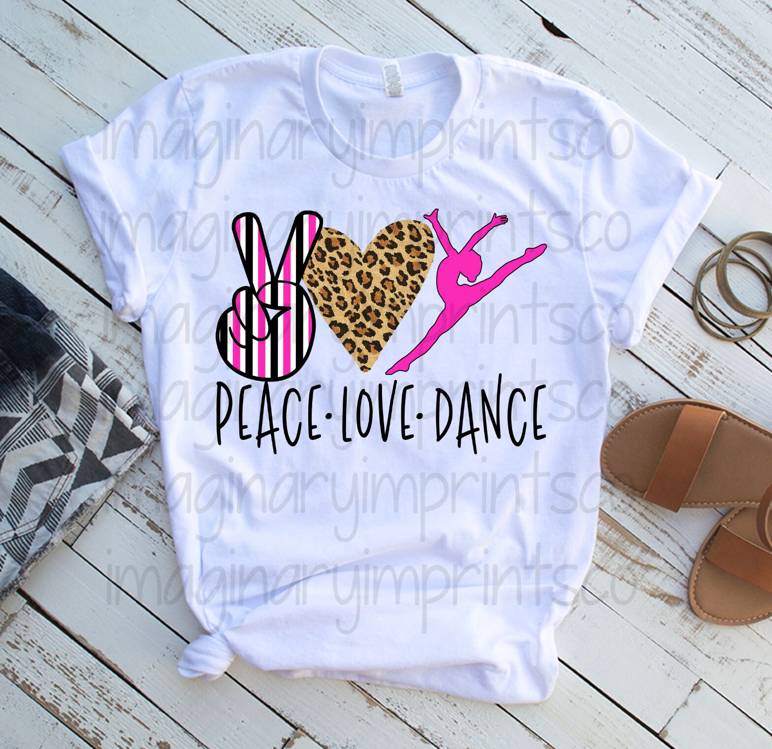 Moon Dance Tee - Peace & Love main image 1