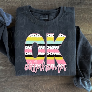 Oklahoma png - Sublimation design - Digital design  - Sublimation - DTG printing - Sublimation png - Oklahoma sublimation design