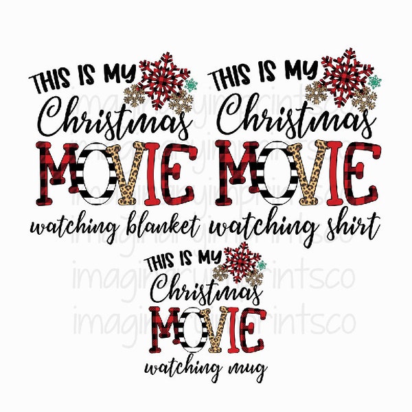 Christmas watching blanket - Sublimation png - Digital design - DTG printing - Christmas watching shirt - this is my christmas wathing mug