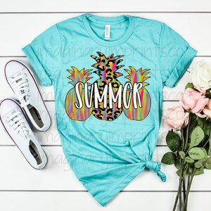 Summer Pineapple sublimation - Sublimation design - Sublimation - DTG printing - Sublimation design download - Summer sublimation design