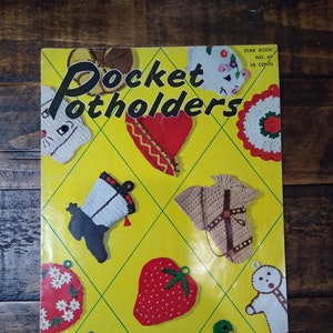 Vintage 1950 Pocket Potholders Star Book No 69 American Thread Company
