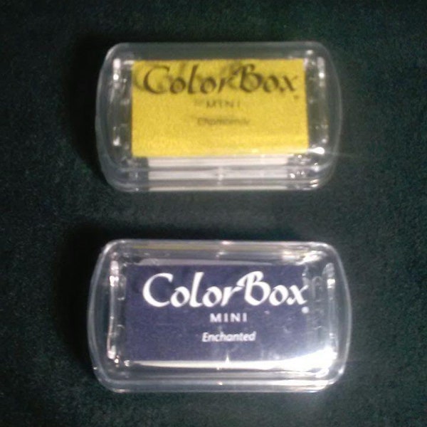 Color Box Mini Ink Pad- Chamomile and Enchanted