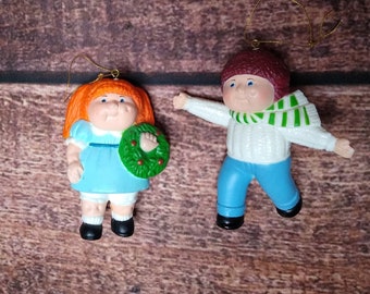 Vintage 1980's Cabbage Patch Kids Ornaments/CPK/Christmas Ornaments/Vintage Cabbage Patch Kids