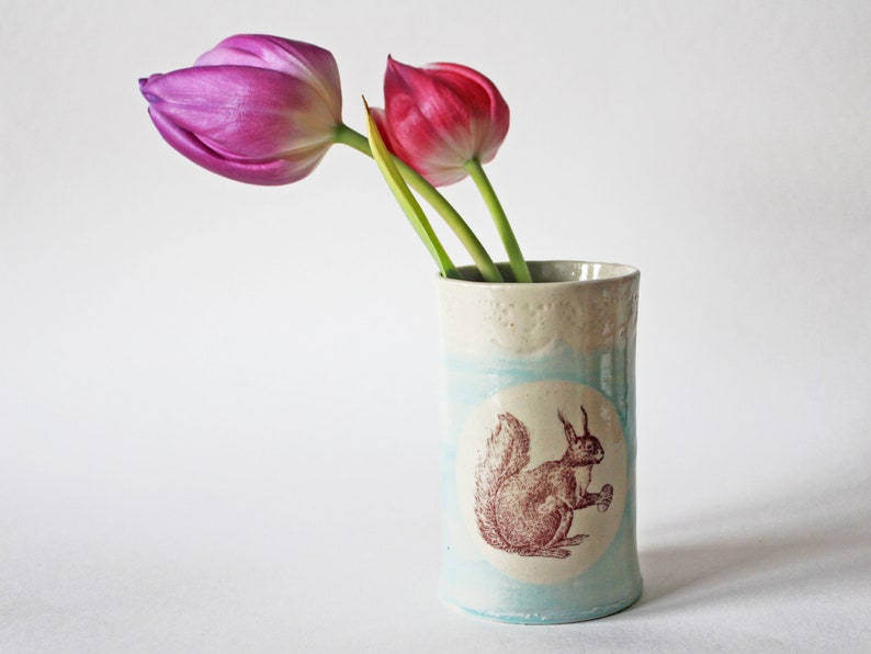 Handmade ceramic mug forest set image 2