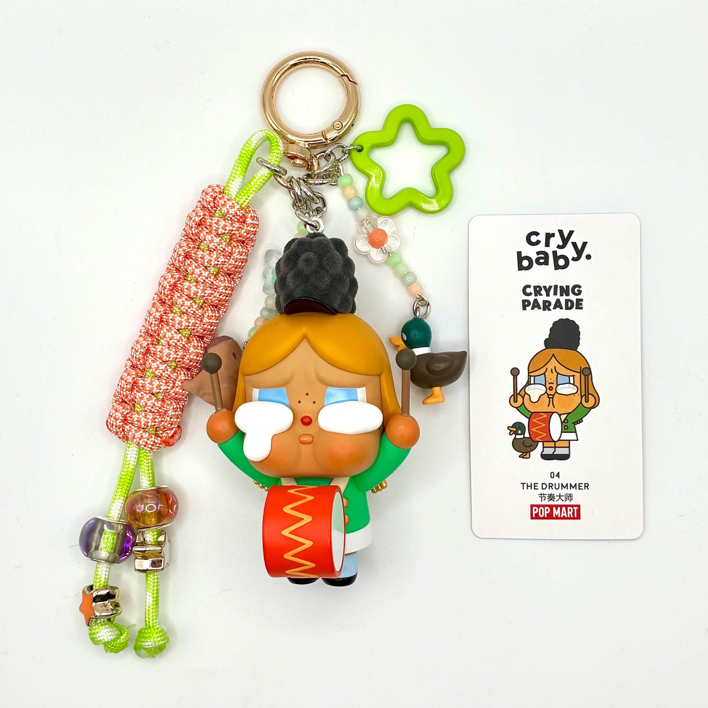 【ハンドメイド】POPMART CRYBABY キーホルダー Crybaby popmart keychain - Etsy 日本