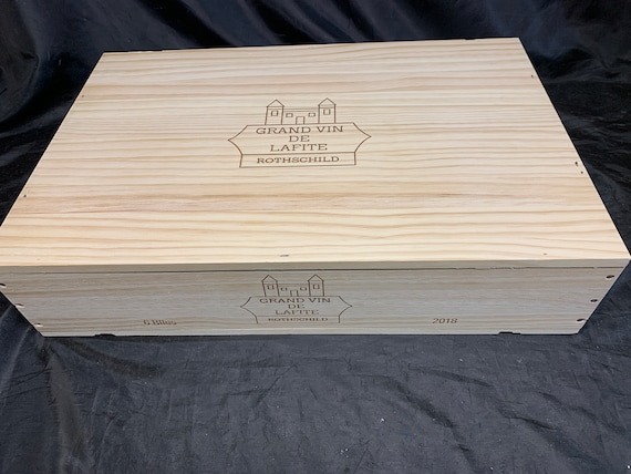 Grand Vin De Lafite Rothschild wood wine box 2010
