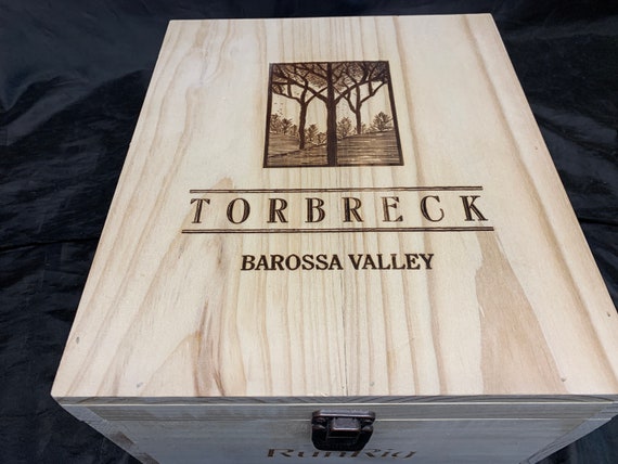 Torbreck Runrig wood wine box from Australia