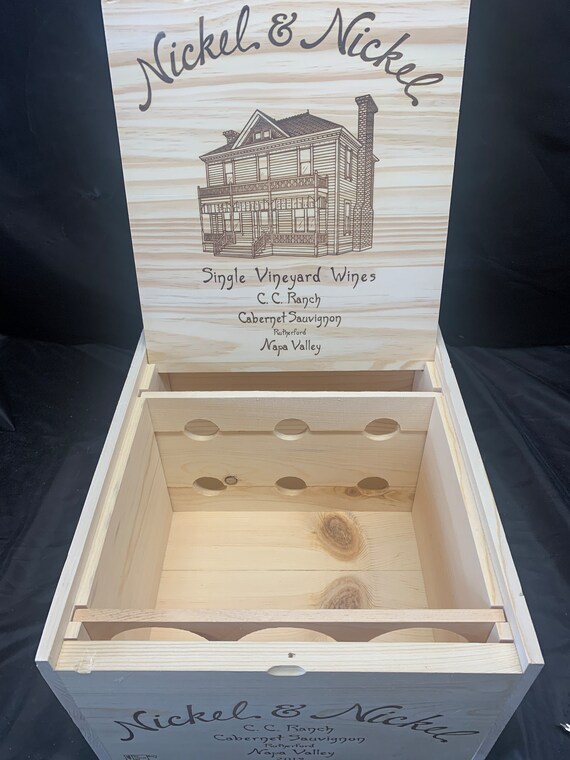 Nickel & Nickel wood wine box